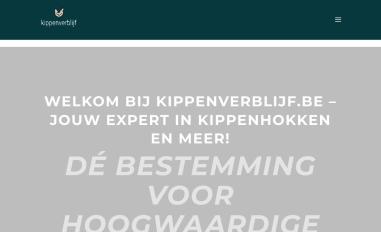 Schermafbeelding van kippenverblijf.be