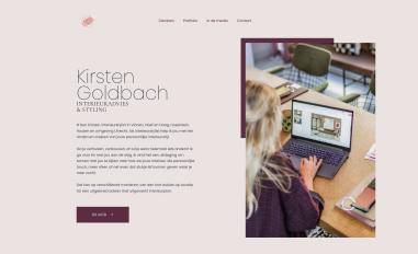 Schermafbeelding van kirstengoldbach.nl