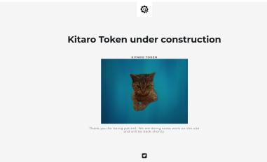 Schermafbeelding van kitarotoken.com