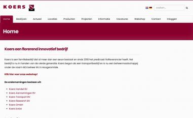 Schermafbeelding van kks.nl