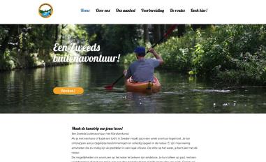 Schermafbeelding van klaralvenkanot.com