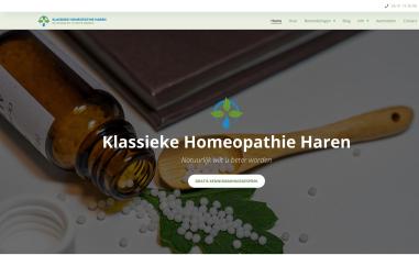 Schermafbeelding van klassiekehomeopathieharen.nl
