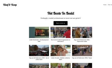 Schermafbeelding van kleefenkoop.nl
