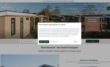 Schermafbeelding van kleenresortsverkoop.nl