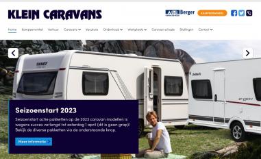 Schermafbeelding van kleincaravans.nl