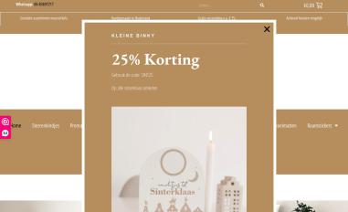 Schermafbeelding van kleinebinky.nl