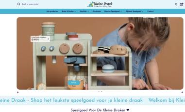Schermafbeelding van kleinedraak.nl