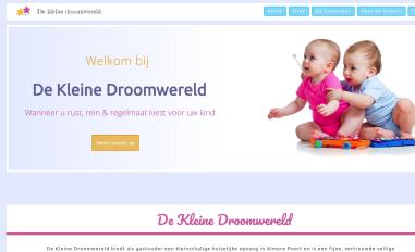 Schermafbeelding van kleinedroomwereld.nl