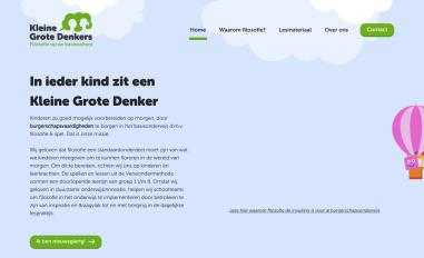 Schermafbeelding van kleinegrotedenkers.nl