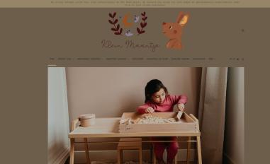 Schermafbeelding van kleinmaantje.nl