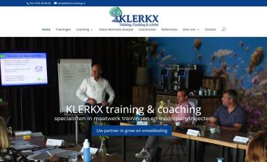 Schermafbeelding van klerkx-training.nl