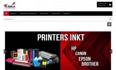 Schermafbeelding van klikket.nl