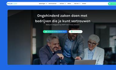 Schermafbeelding van klikklaar.com