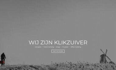 Schermafbeelding van klikzuiver.nl