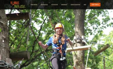 Schermafbeelding van klimbos-overijssel.nl