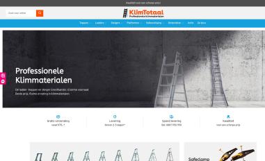 Schermafbeelding van klimtotaal.nl