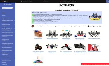 Schermafbeelding van klittenband-outlet.nl