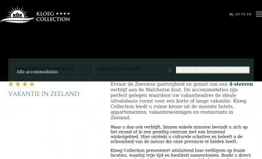 Schermafbeelding van kloegcollection.com