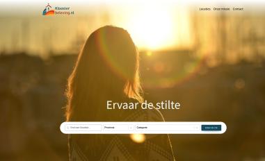 Schermafbeelding van kloosterbeleving.nl