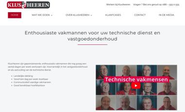 Schermafbeelding van klusheeren.nl