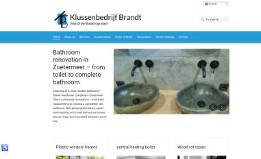 Schermafbeelding van klussenbedrijfbrandt.nl
