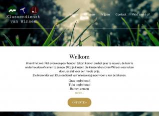 Schermafbeelding van klussendienstvanwinsen.nl