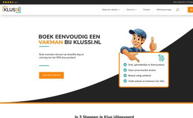 Schermafbeelding van klussi.nl