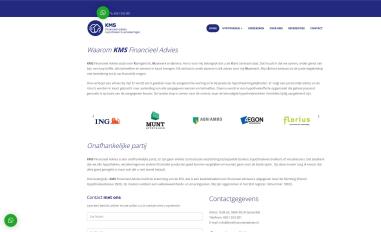Schermafbeelding van kmsfinancieeladvies.nl