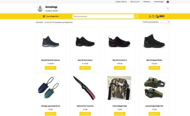 Schermafbeelding van kmshop.nl