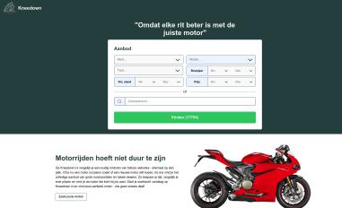 Schermafbeelding van kneedown.nl