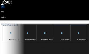 Schermafbeelding van knifecritic.com