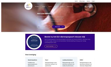 Schermafbeelding van knmvd.nl