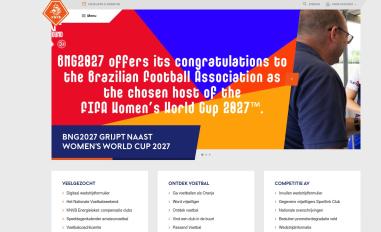 Schermafbeelding van knvb.nl