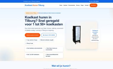 Schermafbeelding van koelkast-huren-tilburg.nl
