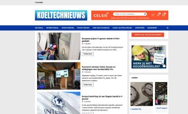 Schermafbeelding van koeltechnieuws.nl