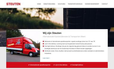 Schermafbeelding van koerier-steuten.nl