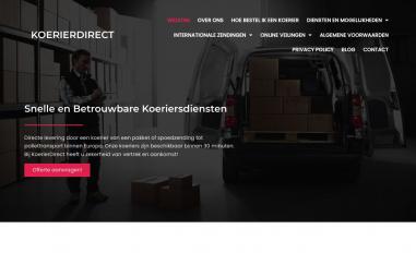 Schermafbeelding van koerierdirect.com