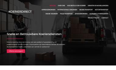 Schermafbeelding van koerierdirect.eu