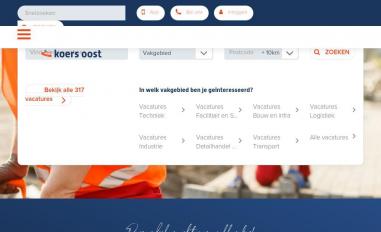 Schermafbeelding van koersoostpersoneel.nl