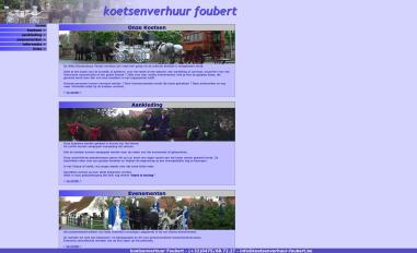 Schermafbeelding van koetsenverhuur-foubert.be