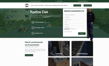 Schermafbeelding van koetzedakenloodgieter.nl