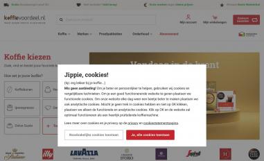 Schermafbeelding van koffievoordeel.nl