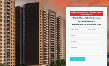 Schermafbeelding van kohinoorpuneprojects.com