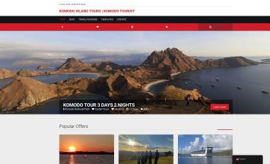 Schermafbeelding van komodotourist.com