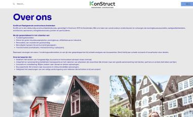 Schermafbeelding van kon-struct.nl