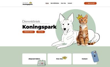 Schermafbeelding van koningspark.nl