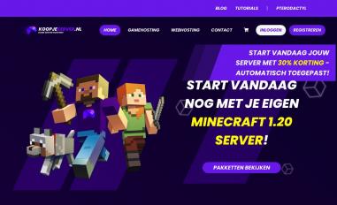 Schermafbeelding van koopjeserver.nl