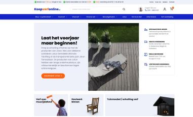 Schermafbeelding van koopverfonline.nl