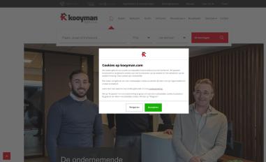 Schermafbeelding van kooyman.com