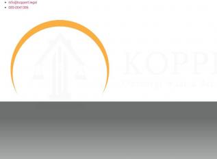 Schermafbeelding van koppert.legal